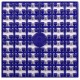 Carré couleur Bleu Indigo