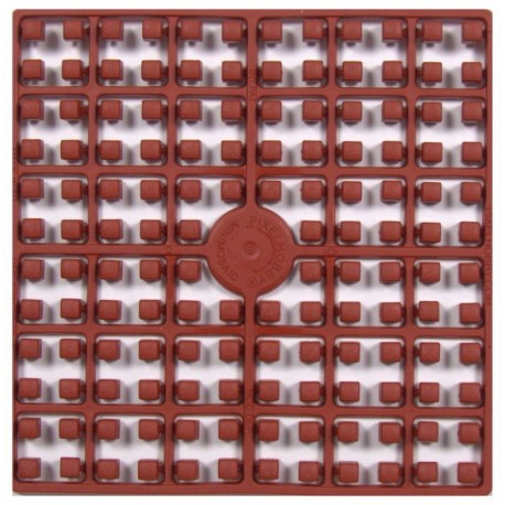 Carré couleur Marron Roux