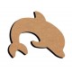 Support bois MDF Dauphin 15cm