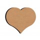 Support bois MDF 15 cm Coeur