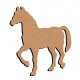 Support bois MDF 15 cm Cheval