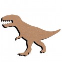 Support bois à décorer MDF - T-Rex 15 cm/26 cm