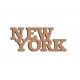 Support bois MDF 58 cm New York