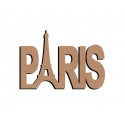 Support bois à décorer MDF - Paris 58 cm