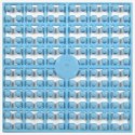 Carré couleur Bleu clair 288