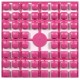 Carré couleur Rose vif XL