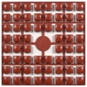 Carré couleur Marron Roux 353 XL