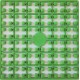 Carré couleur Vert feuille 342