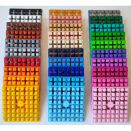 Lot 30 carrés couleurs XL