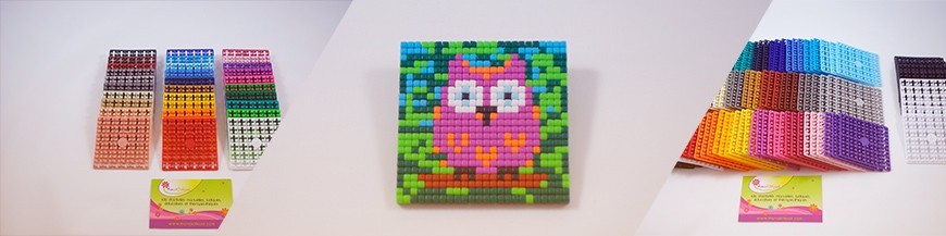 Carrés Pixels Couleurs 